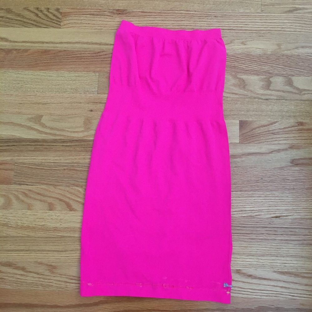 🌻Hot pink spandex dress